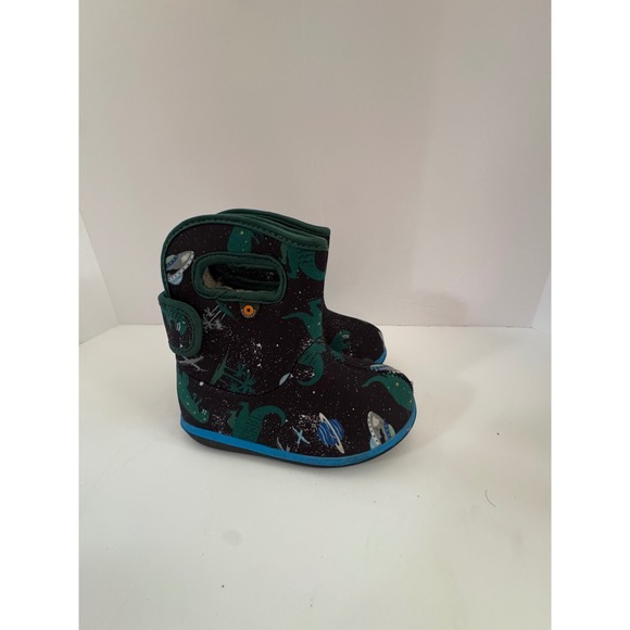 Bogs Kids Space Dinosaurs Waterproof Insulated Winter Snow Boots - Picture 1 of 4